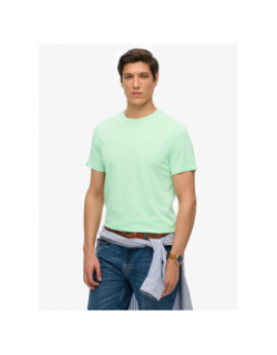 T-shirt classic essential vert homme - Superdry