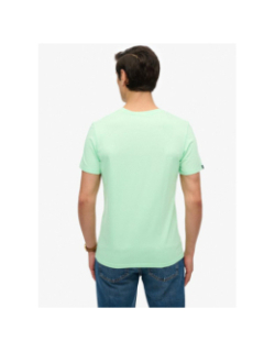 T-shirt classic essential vert homme - Superdry