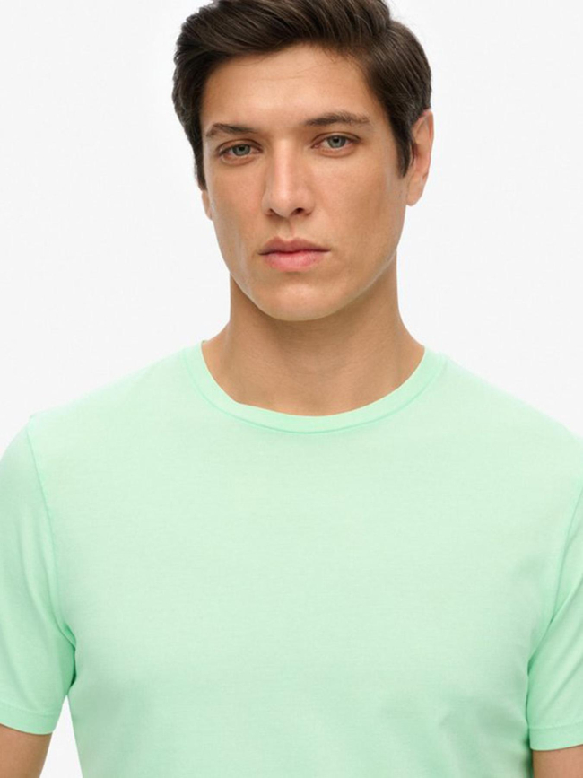 T-shirt classic essential vert homme - Superdry