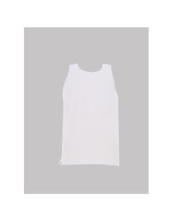 Débardeur slub micro rayures blanc homme - Rms 26