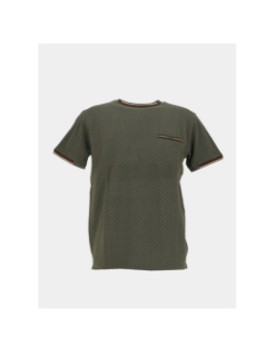 T-shirt en piqué de coton à motif kaki homme - Rms 26