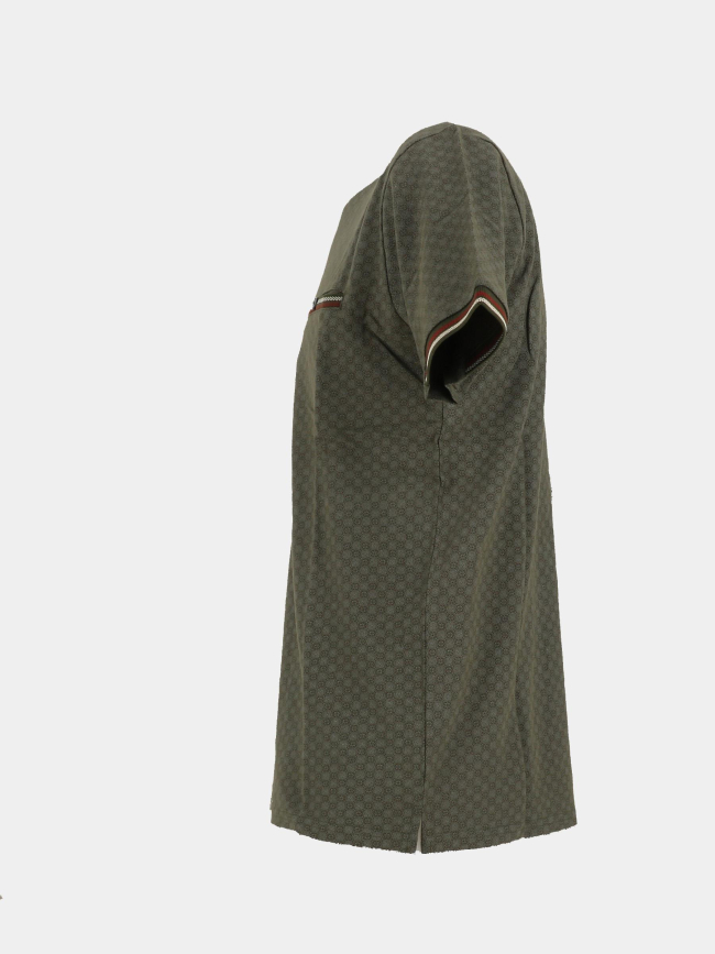 T-shirt en piqué de coton à motif kaki homme - Rms 26