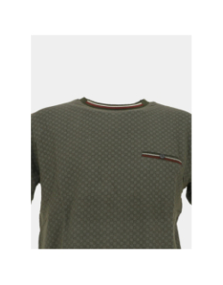 T-shirt en piqué de coton à motif kaki homme - Rms 26