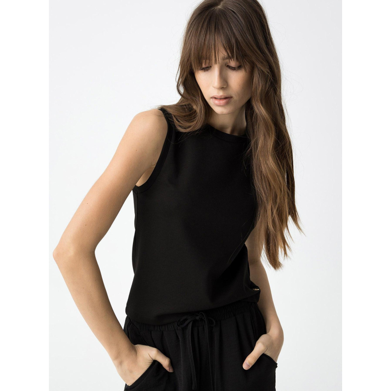 Débardeur stretch angeli noir femme - Tiffosi