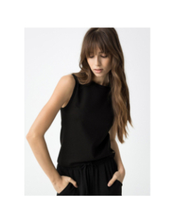 Débardeur stretch angeli noir femme - Tiffosi
