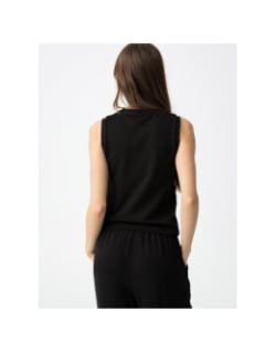 Débardeur stretch angeli noir femme - Tiffosi