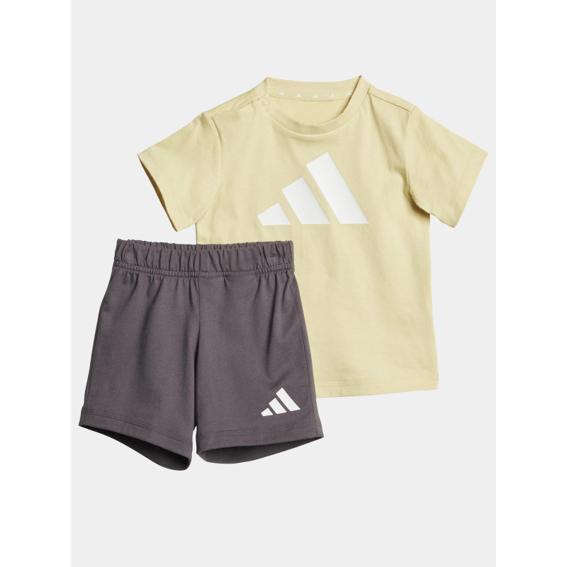 Ensemble t-shirt et short t-set 160 vert et gris bébé - Adidas