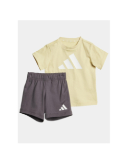 Ensemble t-shirt et short t-set 160 vert et gris bébé - Adidas