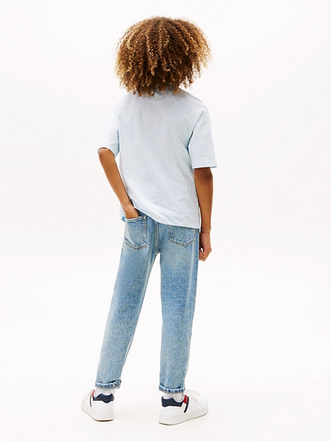 T-shirt varsity chiné bleu ciel enfant - Tommy Hilfiger