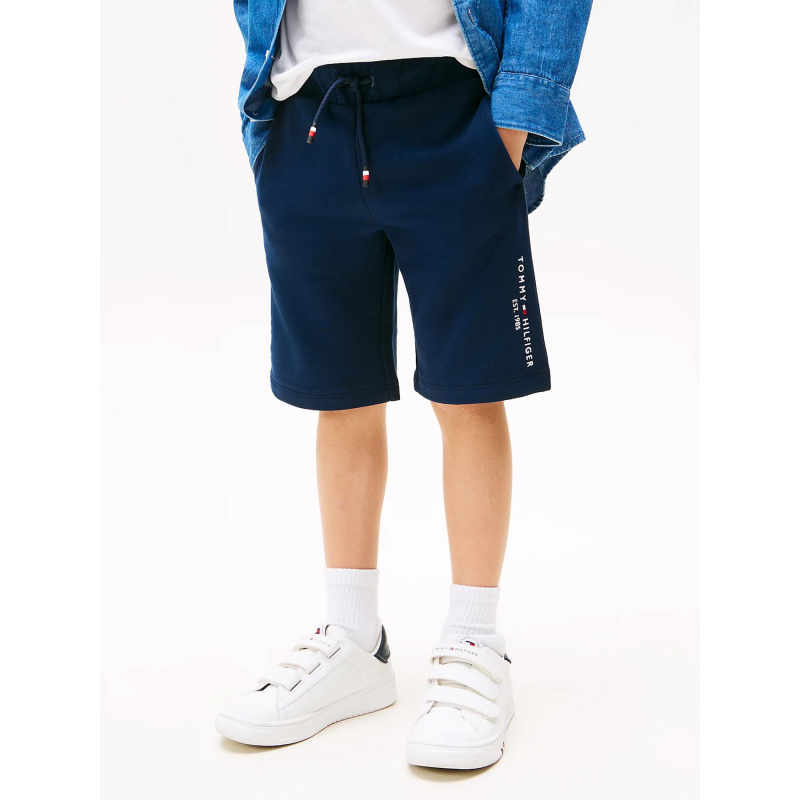 Short molleton essential bleu marine garçon - Tommy Hilfiger