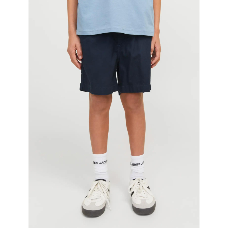 Short chino aiden bleu marine garçon - Jack & Jones