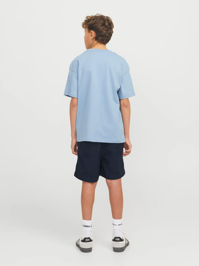 Short chino aiden bleu marine garçon - Jack & Jones