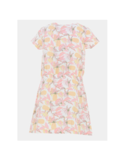Robe à motif nkffoskhi blanc jaune et rose fille - Name It