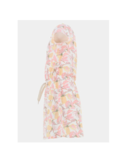 Robe à motif nkffoskhi blanc jaune et rose fille - Name It