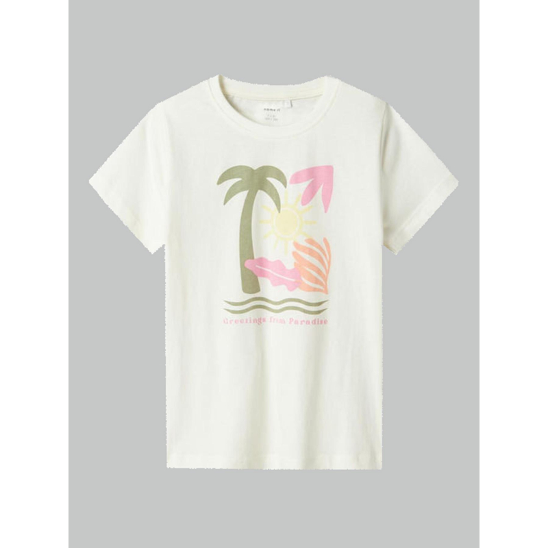 T-shirt à manches courtes nkffaslia blanc enfant - Name It