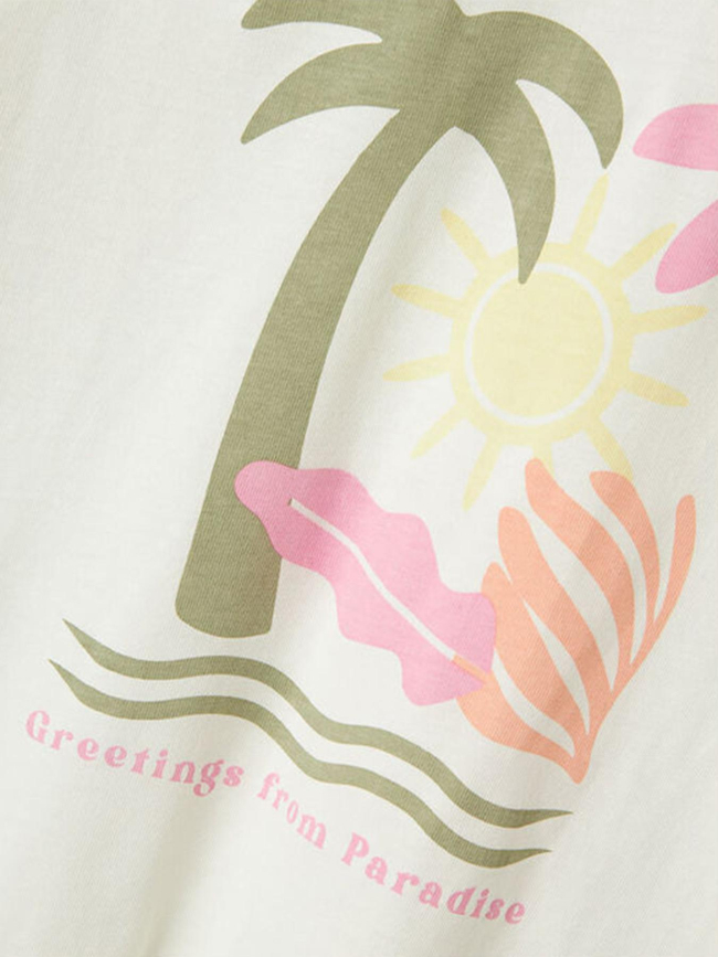 T-shirt à manches courtes nkffaslia blanc enfant - Name It