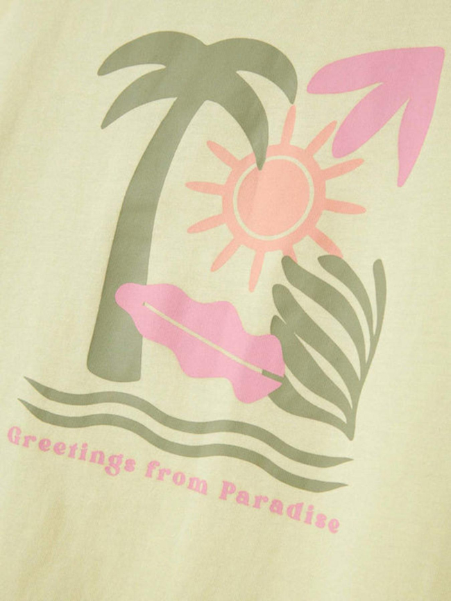 T-shirt à manches courtes nkffaslia jaune enfant - Name It