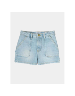 Short en jean loua bleu ciel fille - Le Temps Des Cerises