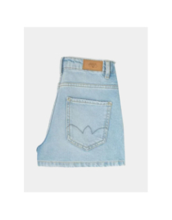 Short en jean loua bleu ciel fille - Le Temps Des Cerises