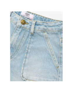 Short en jean loua bleu ciel fille - Le Temps Des Cerises