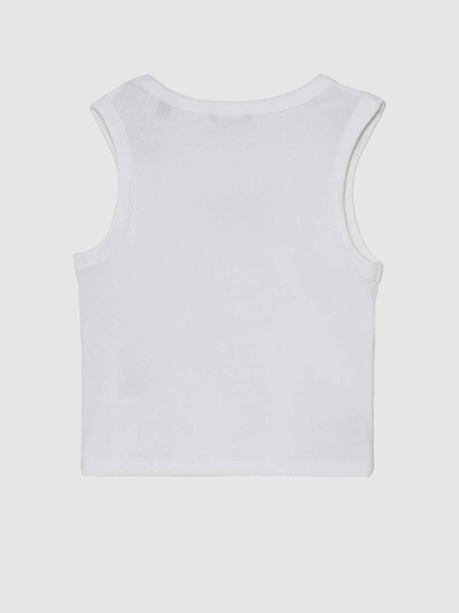Débardeur crop midi blanc fille - Guess