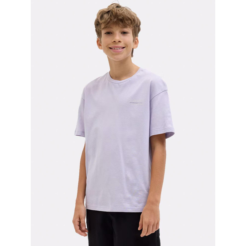 T-shirt jjsummer vibes violet garçon - Jack & Jones