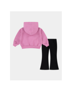 Ensemble sweat et legging new impression rose noir bébé - Nike