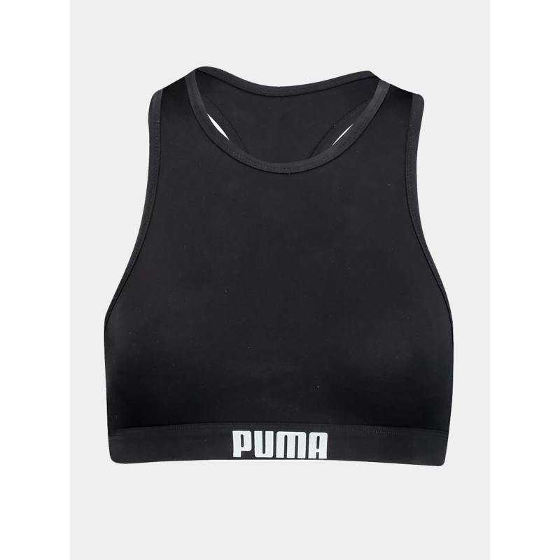 Haut de maillot de bain racerback noir femme - Puma