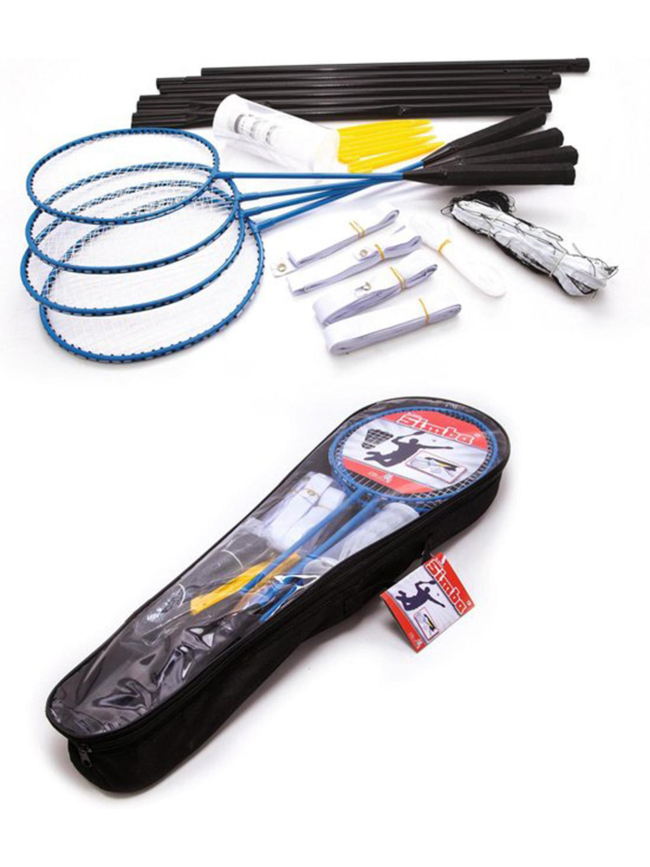 Set de badminton 4 raquettes volant et filet - Simba