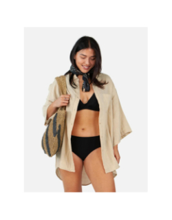 Sac shopping en paille djalu marron femme - Barts