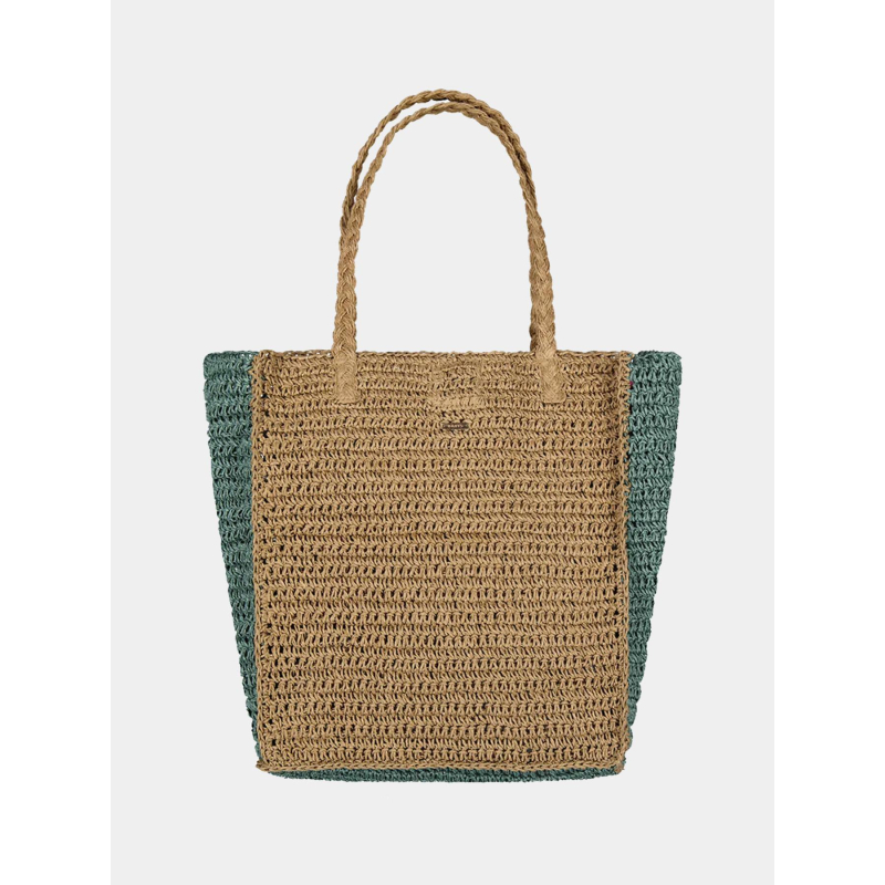 Sac shoping en paille maleen marron femme - Barts
