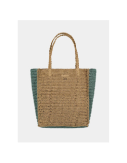 Sac shoping en paille maleen marron femme - Barts