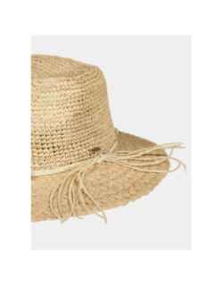 Chapeau de paille coquillage alora beige femme - Barts