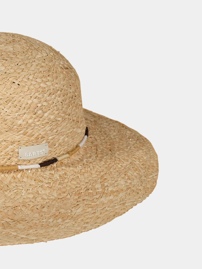 Chapeau de paille bori bori beige femme - Barts