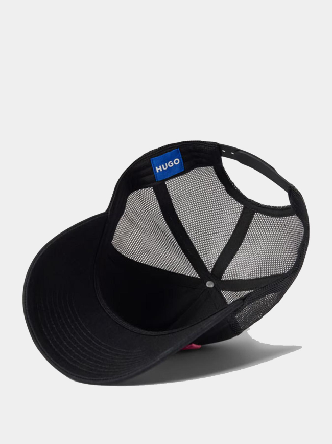 Casquette trucker merk noir rose homme - Hugo