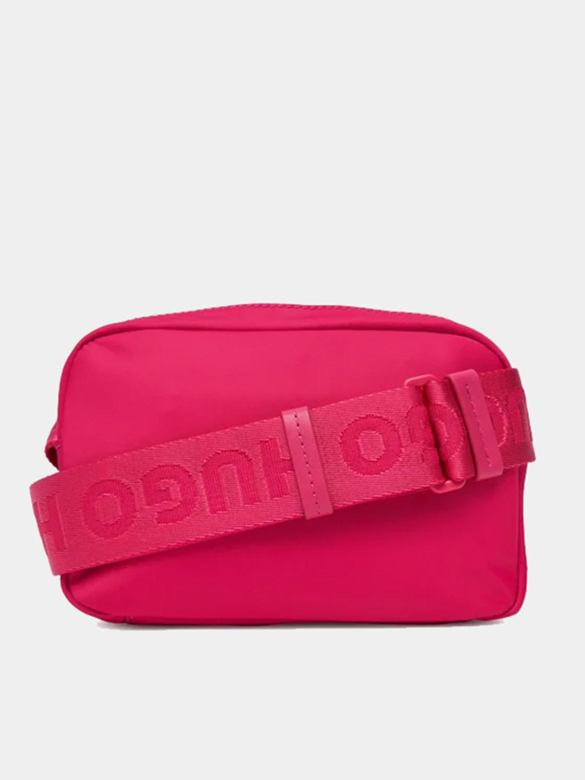 Sac bandoulière crossbody bel rose femme - Hugo