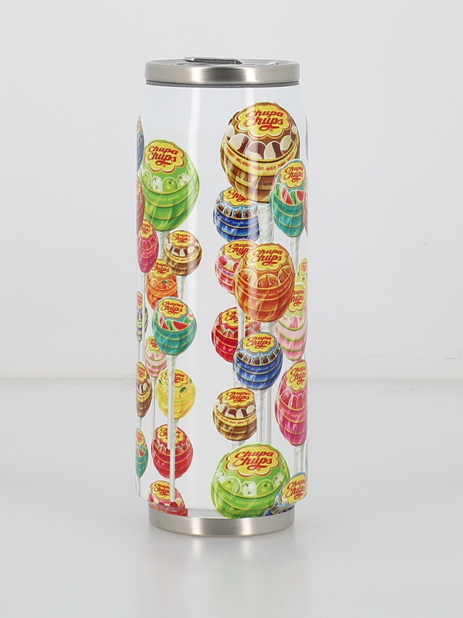 Canette isotherme chupa chups 500ml blanc - Les Artistes