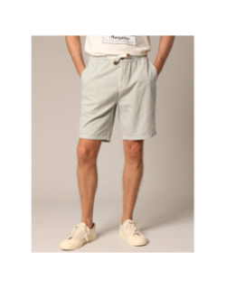 Short rayé alonso kaki homme - Deeluxe