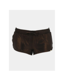 Short de bain bronze brillant marron femme - Grain De Sable