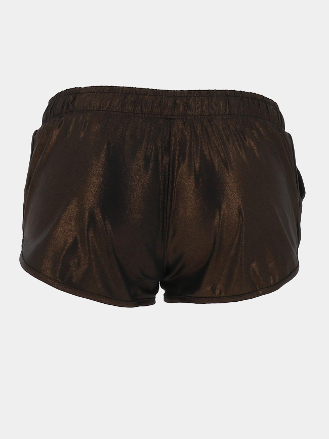 Short de bain bronze brillant marron femme - Grain De Sable