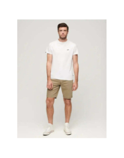 Short chino officier kaki homme - Superdry