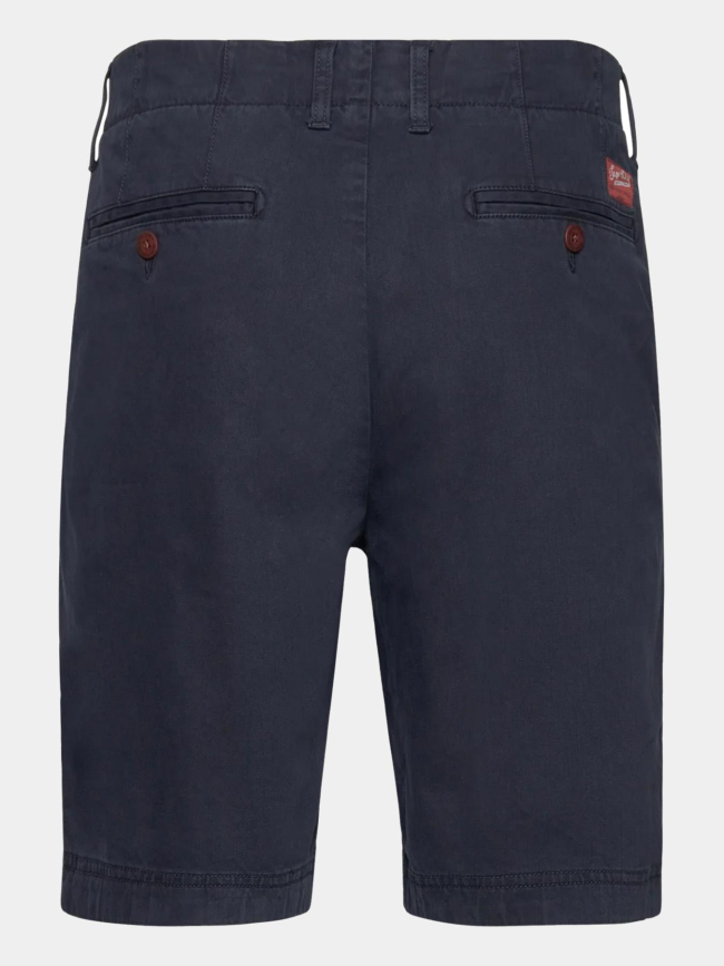 Short chino officier french bleu marine homme - Superdry