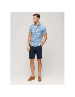 Short chino officier french bleu marine homme - Superdry