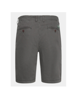 Short chino officier washed gris homme - Superdry