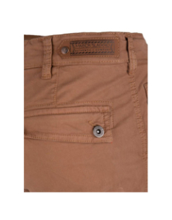 Pantalon cargo talina camel marron homme - La Maison Blaggio