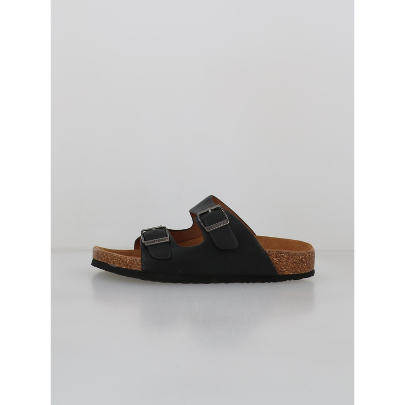 Sandales double bride orphée noir femme - Chattawak