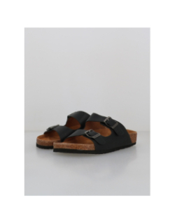 Sandales double bride orphée noir femme - Chattawak