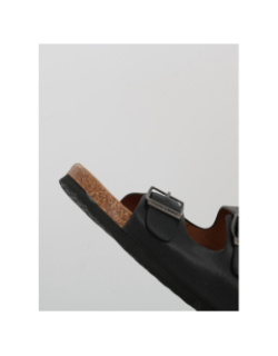 Sandales double bride orphée noir femme - Chattawak