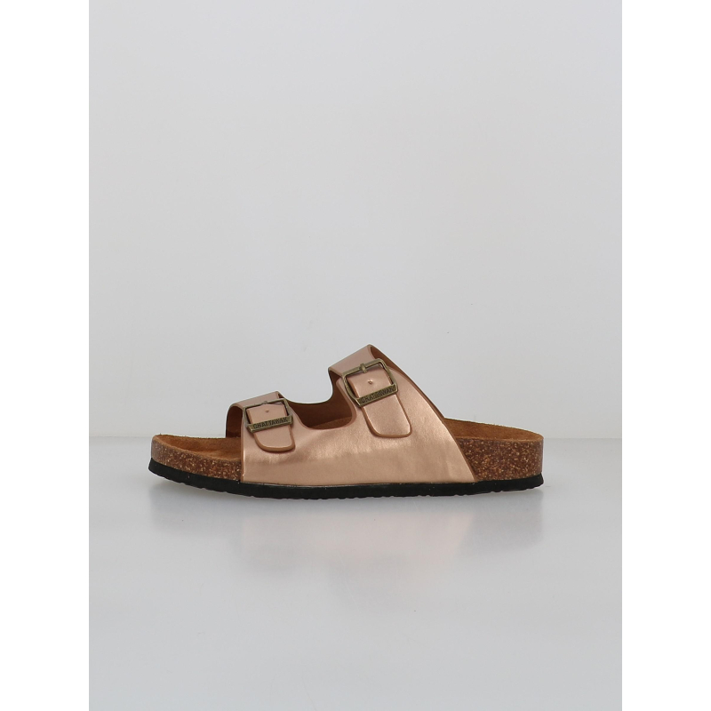 Sandales double bride orphée métallisé femme - Chattawak