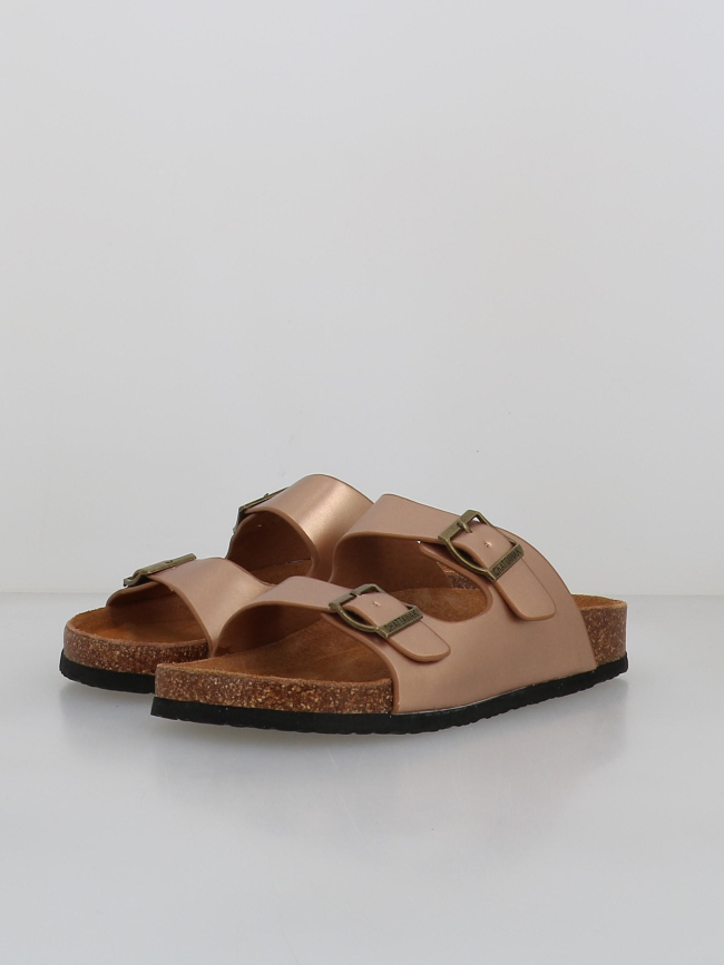 Sandales double bride orphée métallisé femme - Chattawak